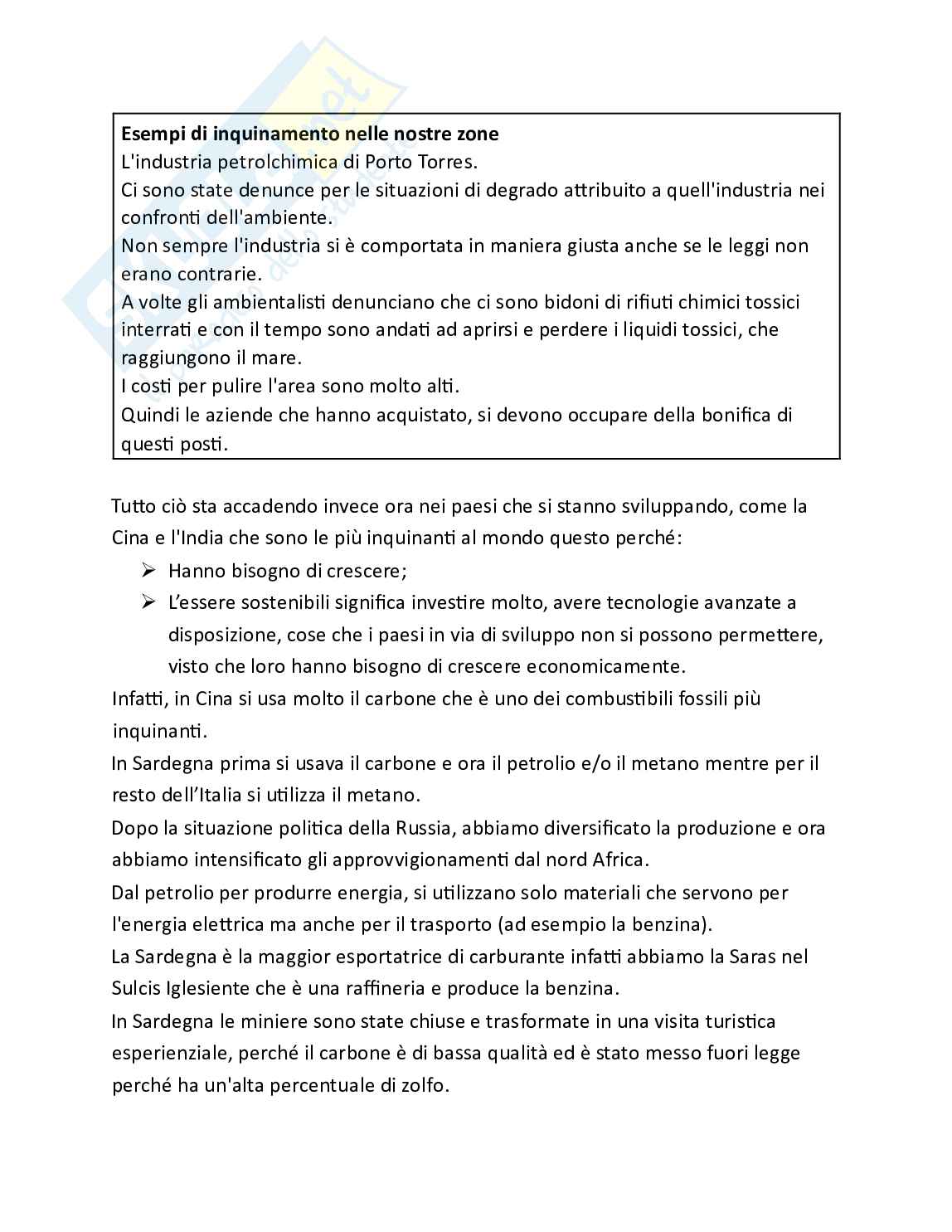 Risorse e ambiente - Parte 4 - La green economy Pag. 2