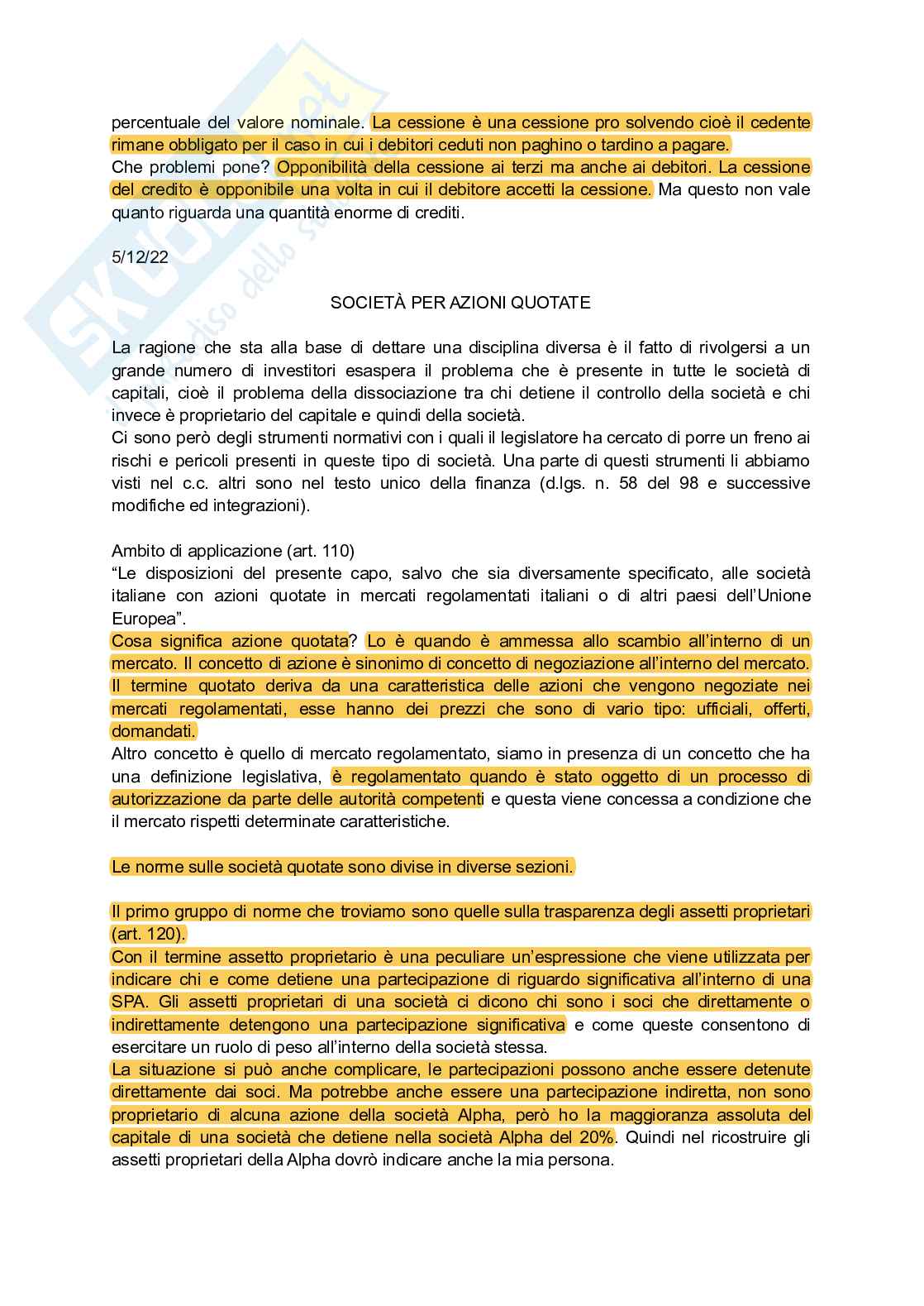 Diritto commerciale Pag. 86