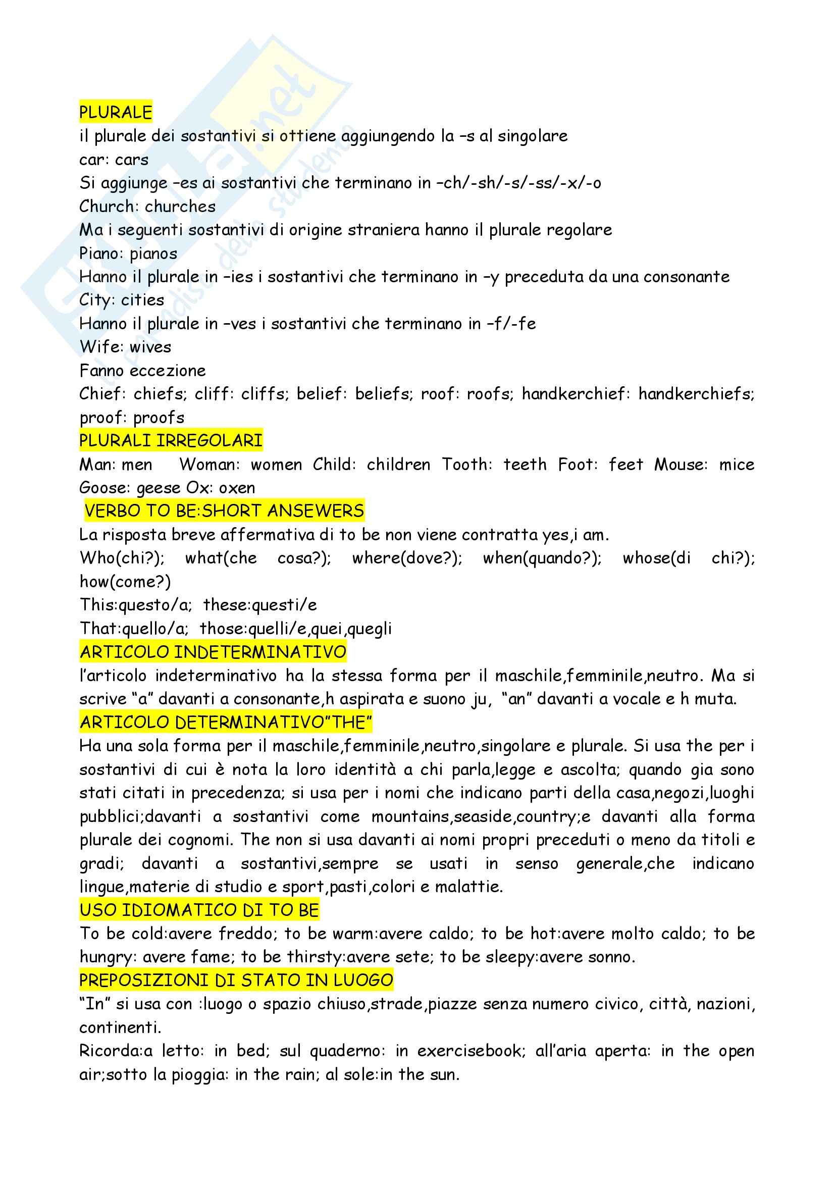 Inglese specialistico I Pag. 1