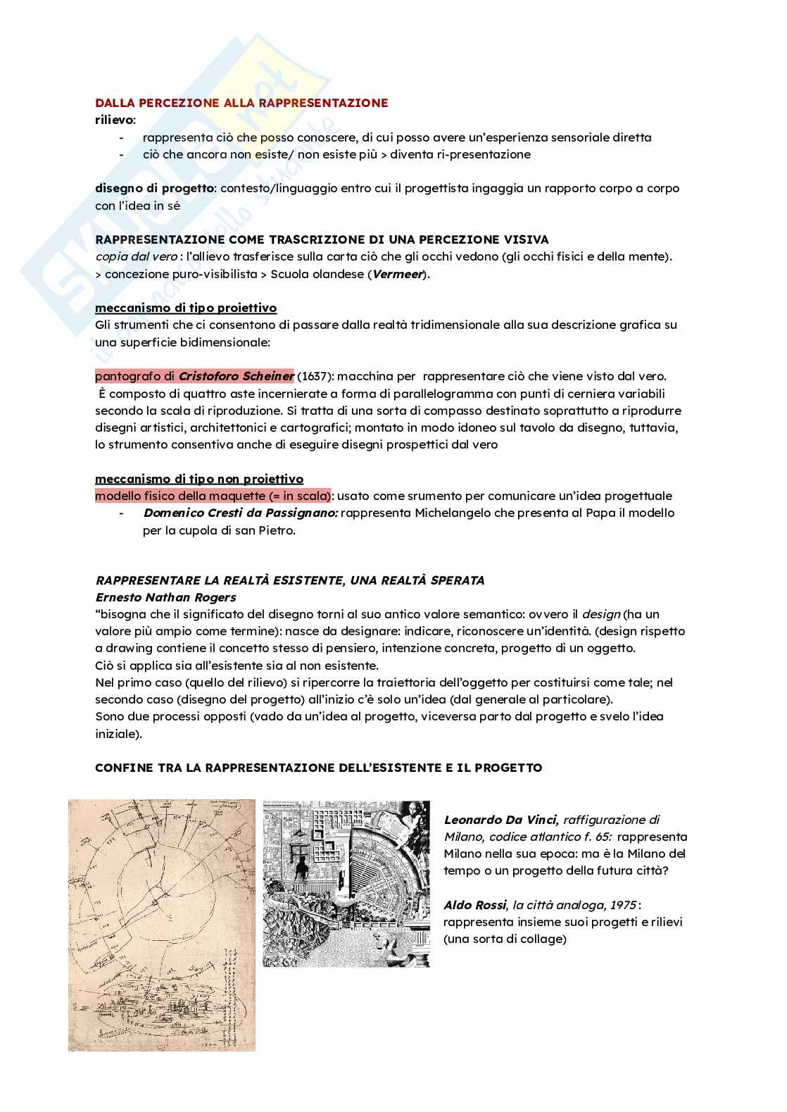 Fondamenti della rappresentazione Pag. 2