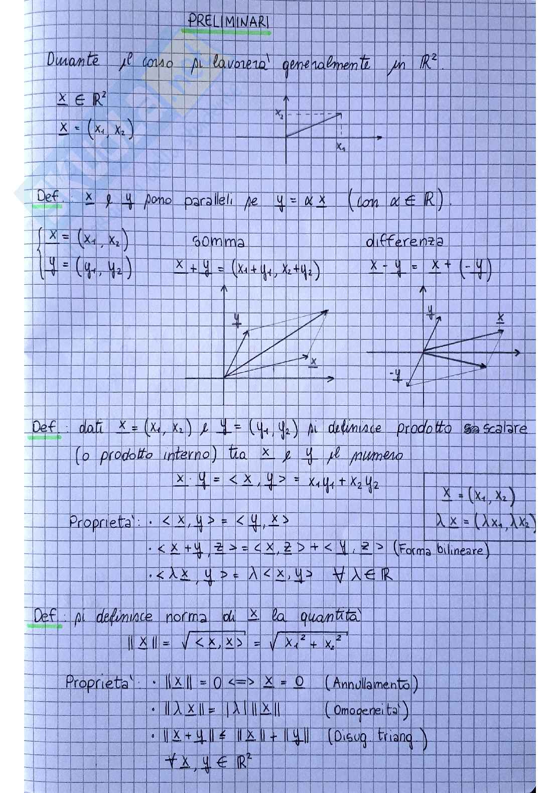 Analisi II Pag. 1