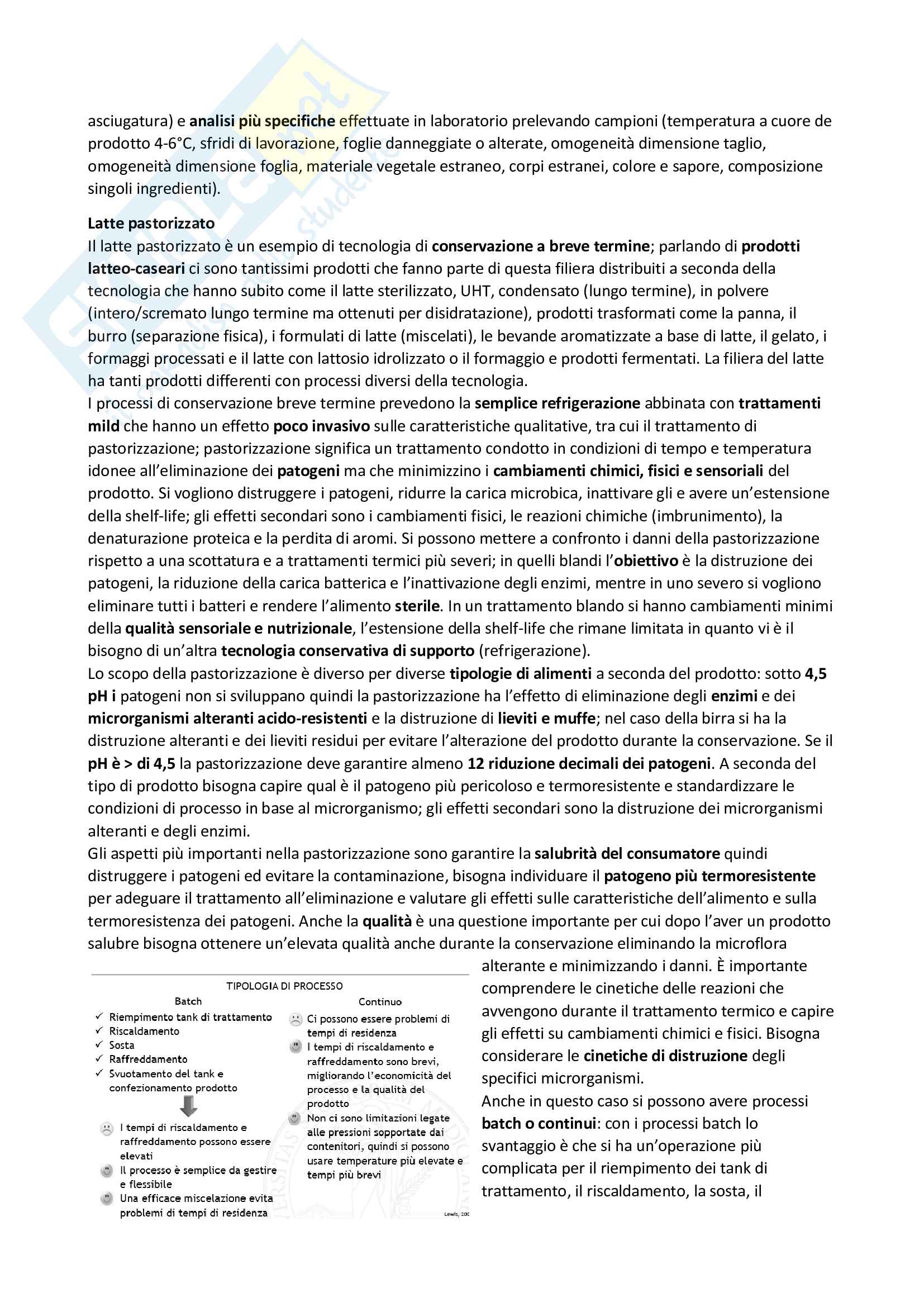 Processi della tecnologia alimentare Pag. 31