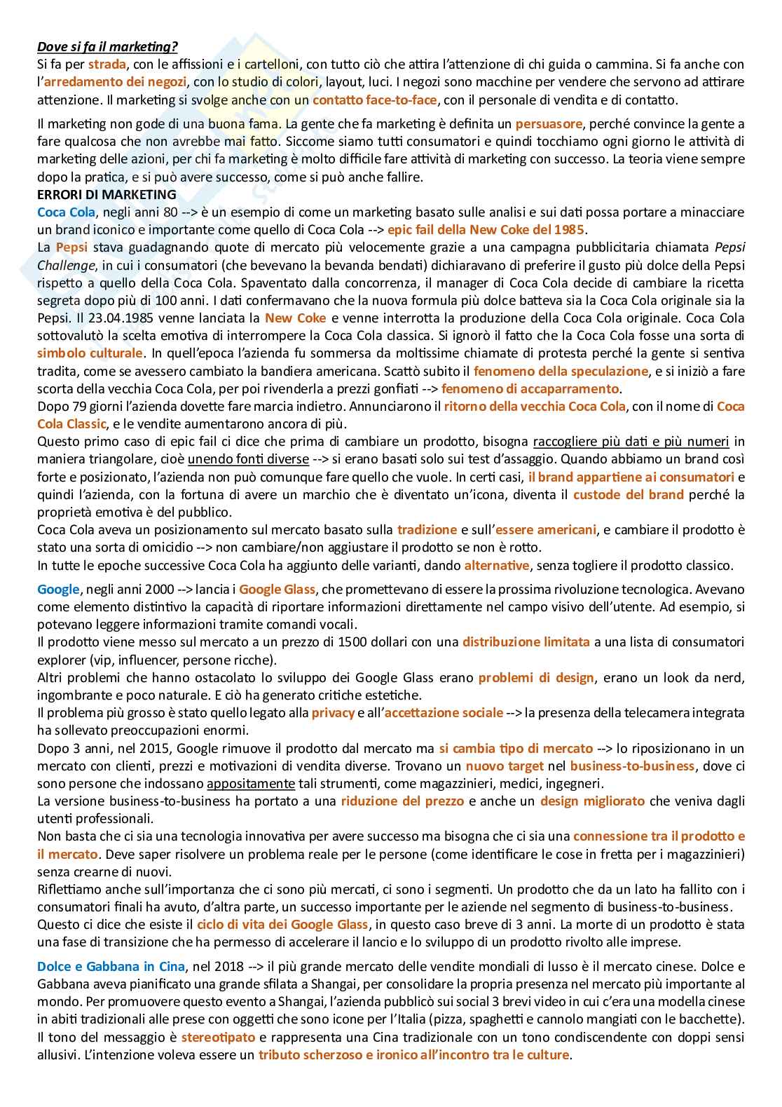 Principi di marketing turistico + integrazione libro  Pag. 2