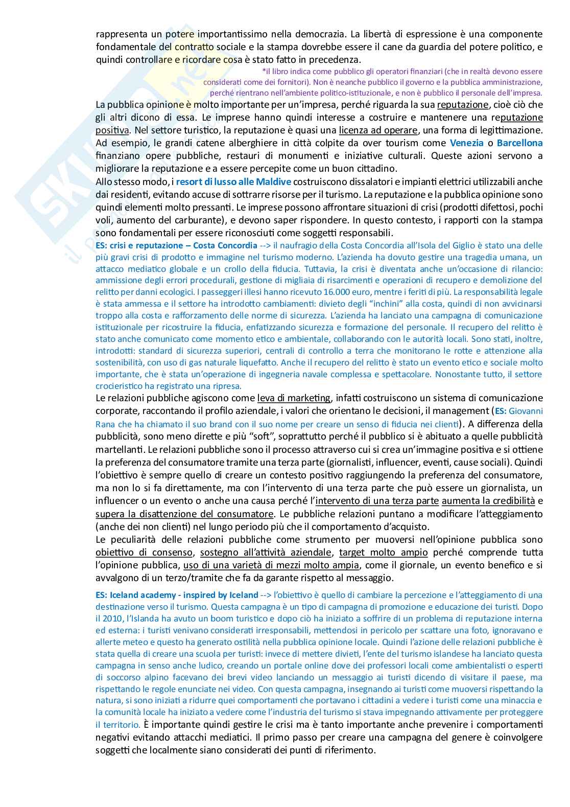 Principi di marketing turistico + integrazione libro  Pag. 46