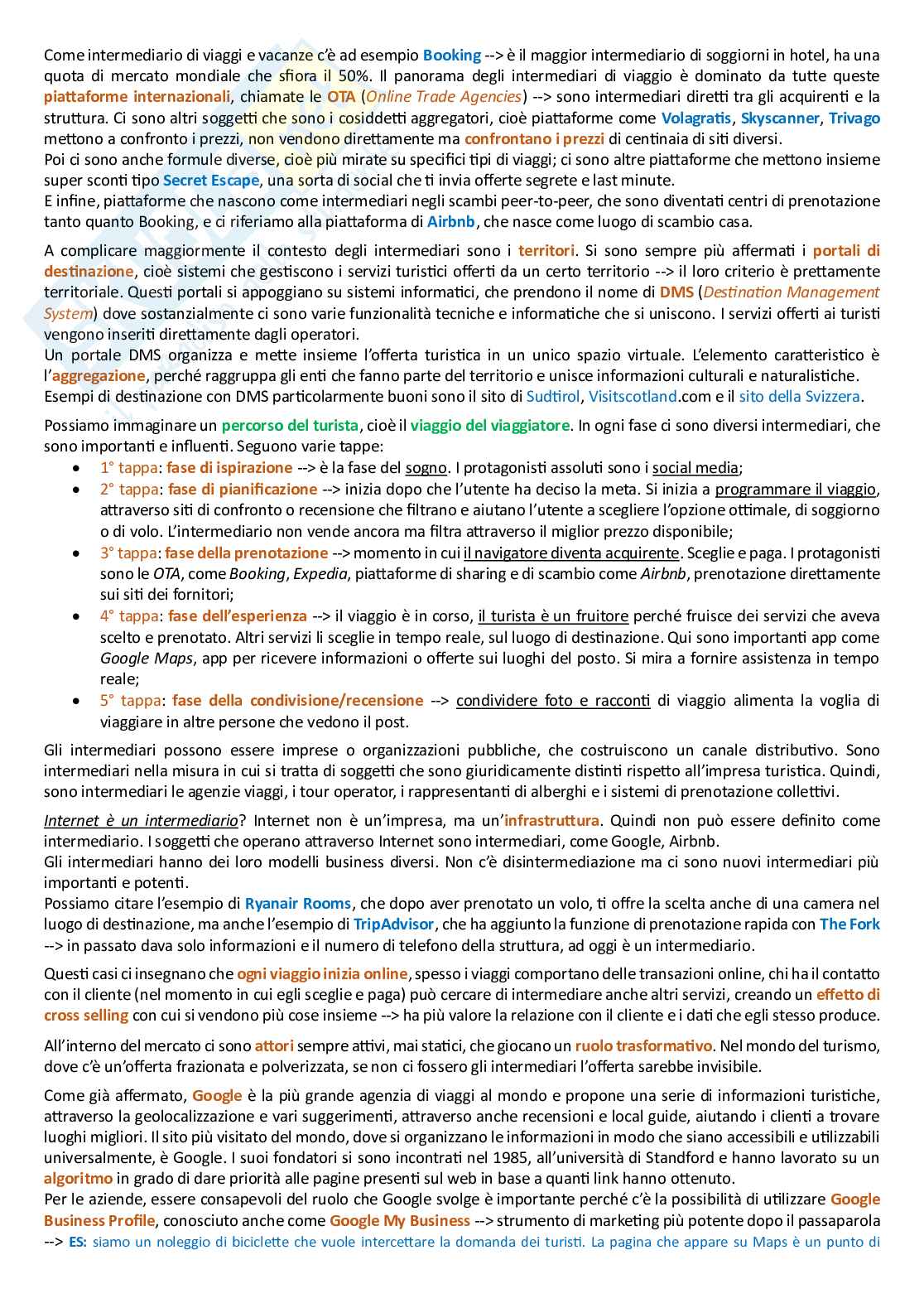 Principi di marketing turistico + integrazione libro  Pag. 6