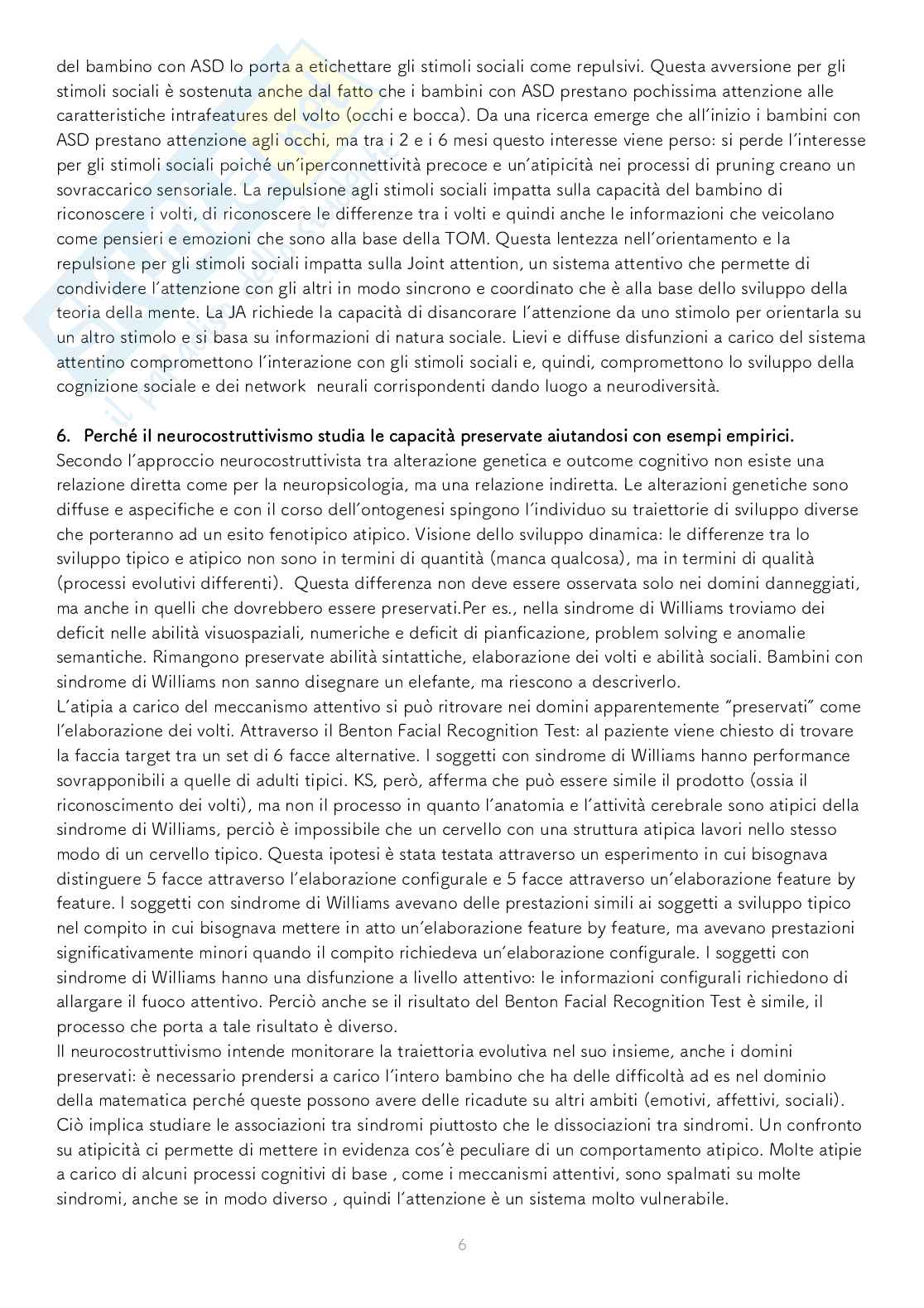 Domande Indicatori precoci di sviluppo atipico Pag. 6