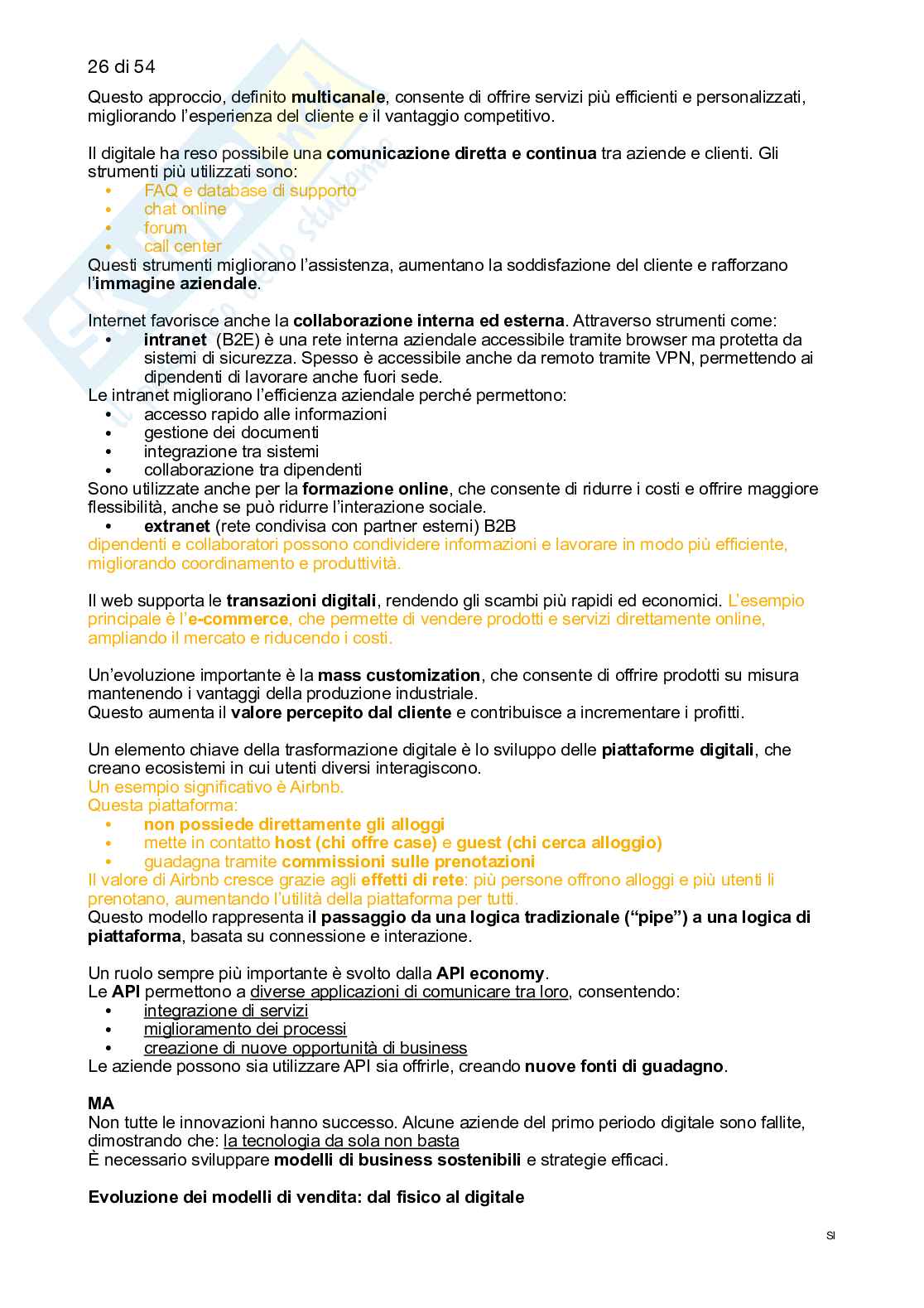 Sistemi informativi e trend digitali Pag. 26