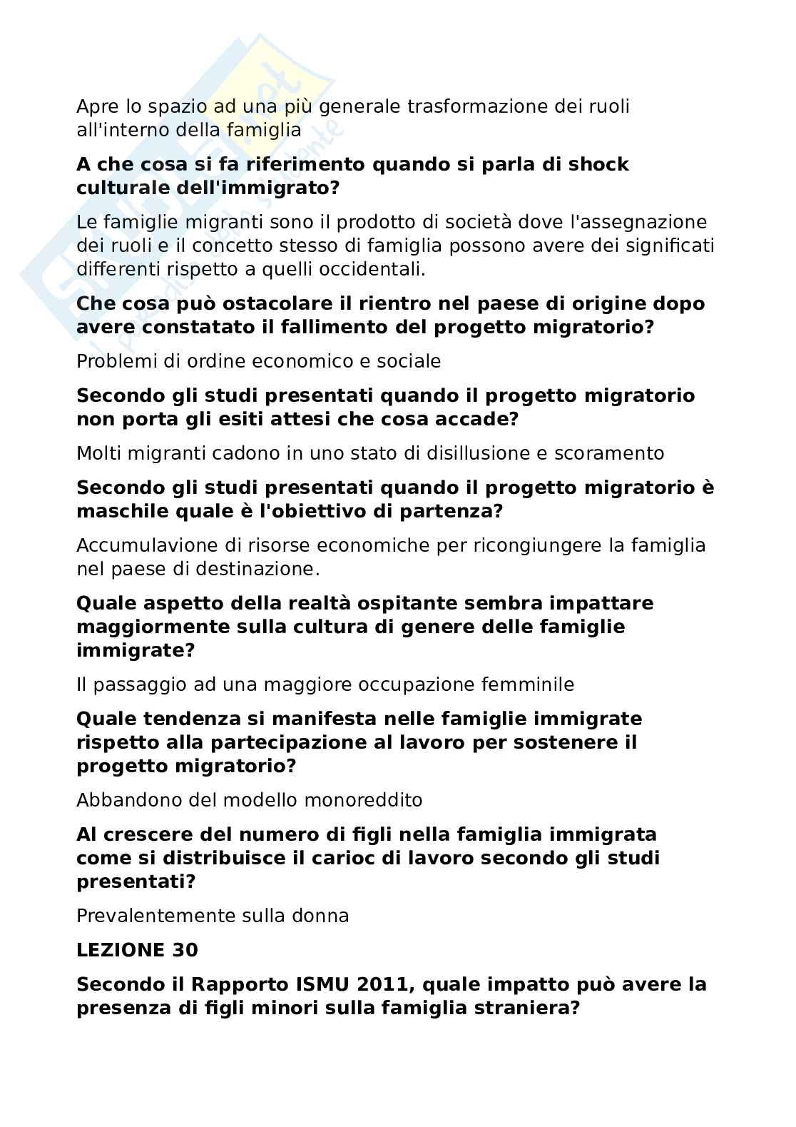 Paniere risposte chiuse Didattica della pedagogia interculturale Corretto Pag. 11