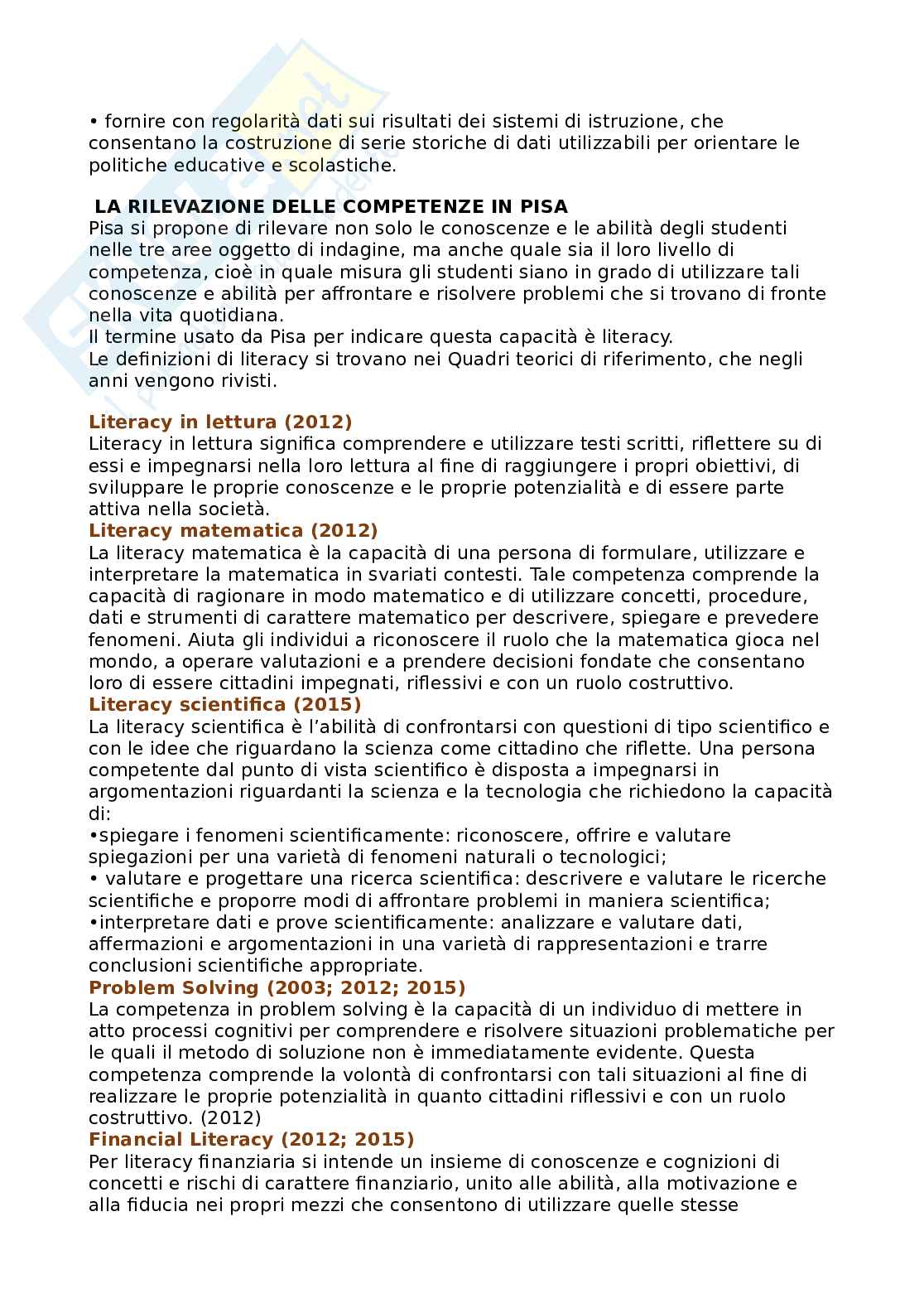 Appunti delle lezioni con una personale rielaborazione dell’esame di metodi e tecniche della valutazione scolastica del prof. Batini Pag. 41