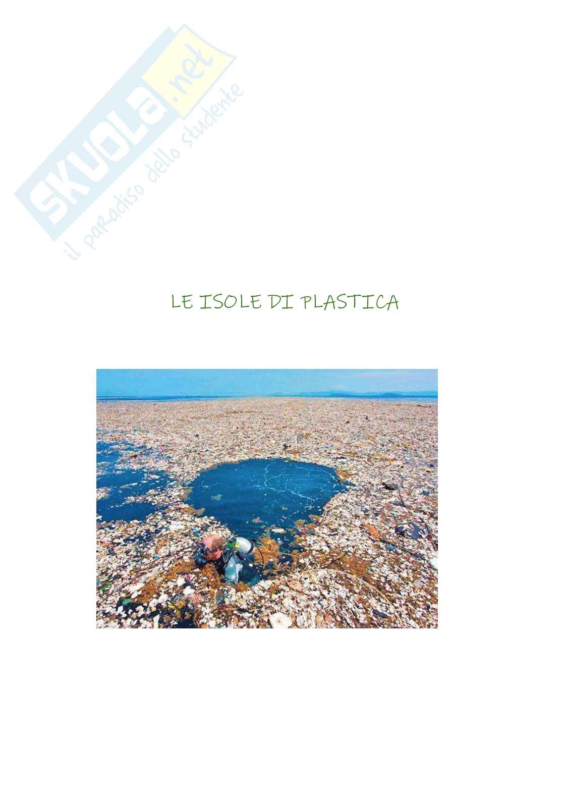 Esempio uda lezione simulata per la scuola primaria e concorsi pubblici titolo isole di plastica Pag. 1