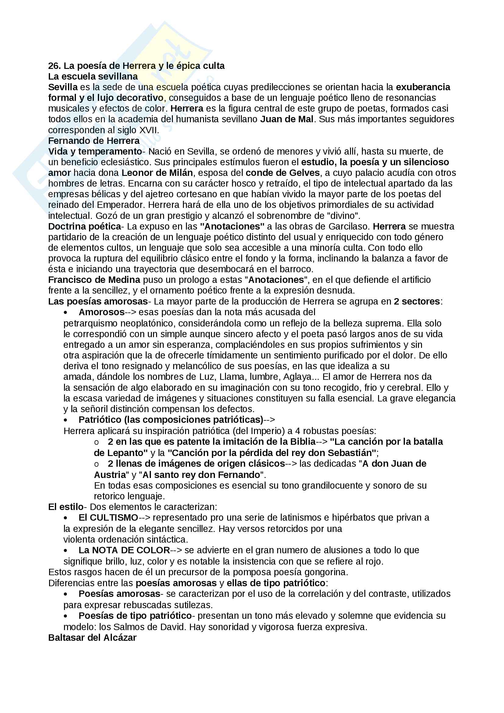 Riassunto esame Letteratura spagnola, prof. Resta, libro consigliato Historia de la literatura Espanola, Vives (siglo XVI) Pag. 16