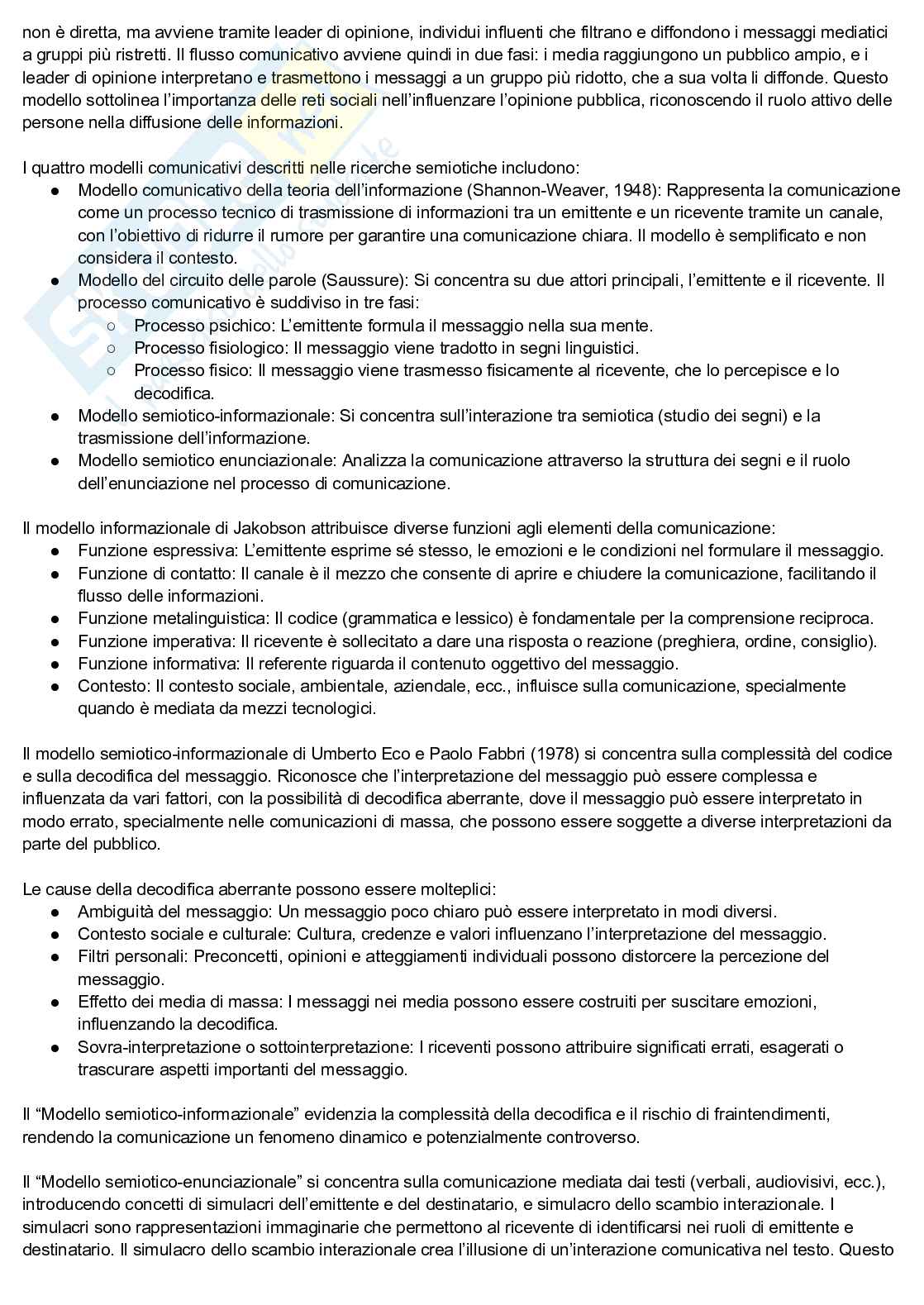 Appunti esame Strategie di marketing e comunicazione d'impresa Pag. 2