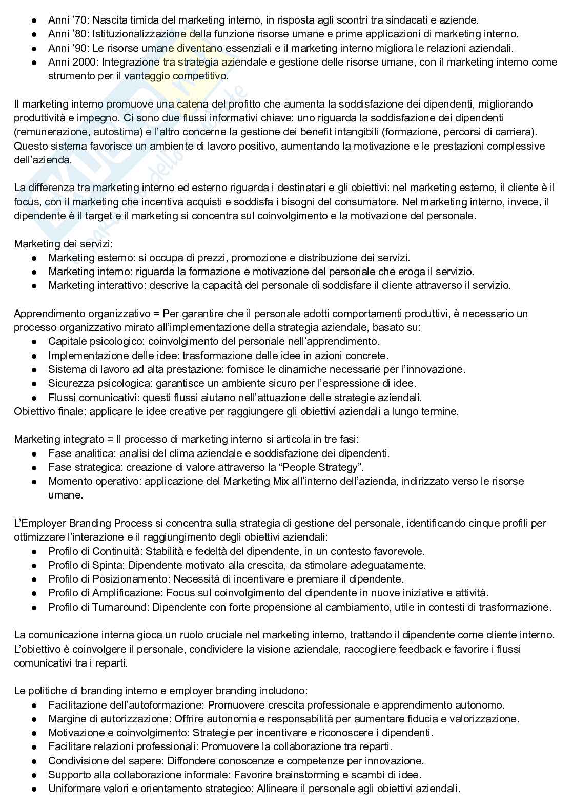 Appunti esame Strategie di marketing e comunicazione d'impresa Pag. 26