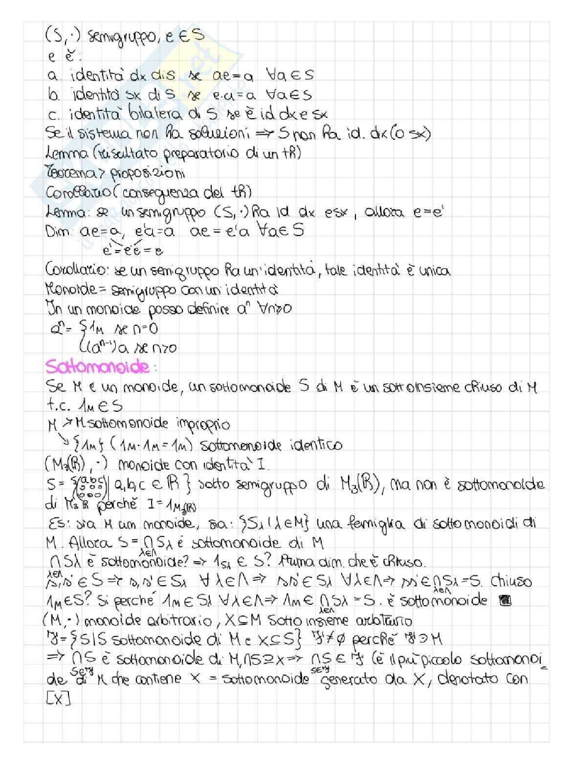 Appunti di Algebra 1 Pag. 16