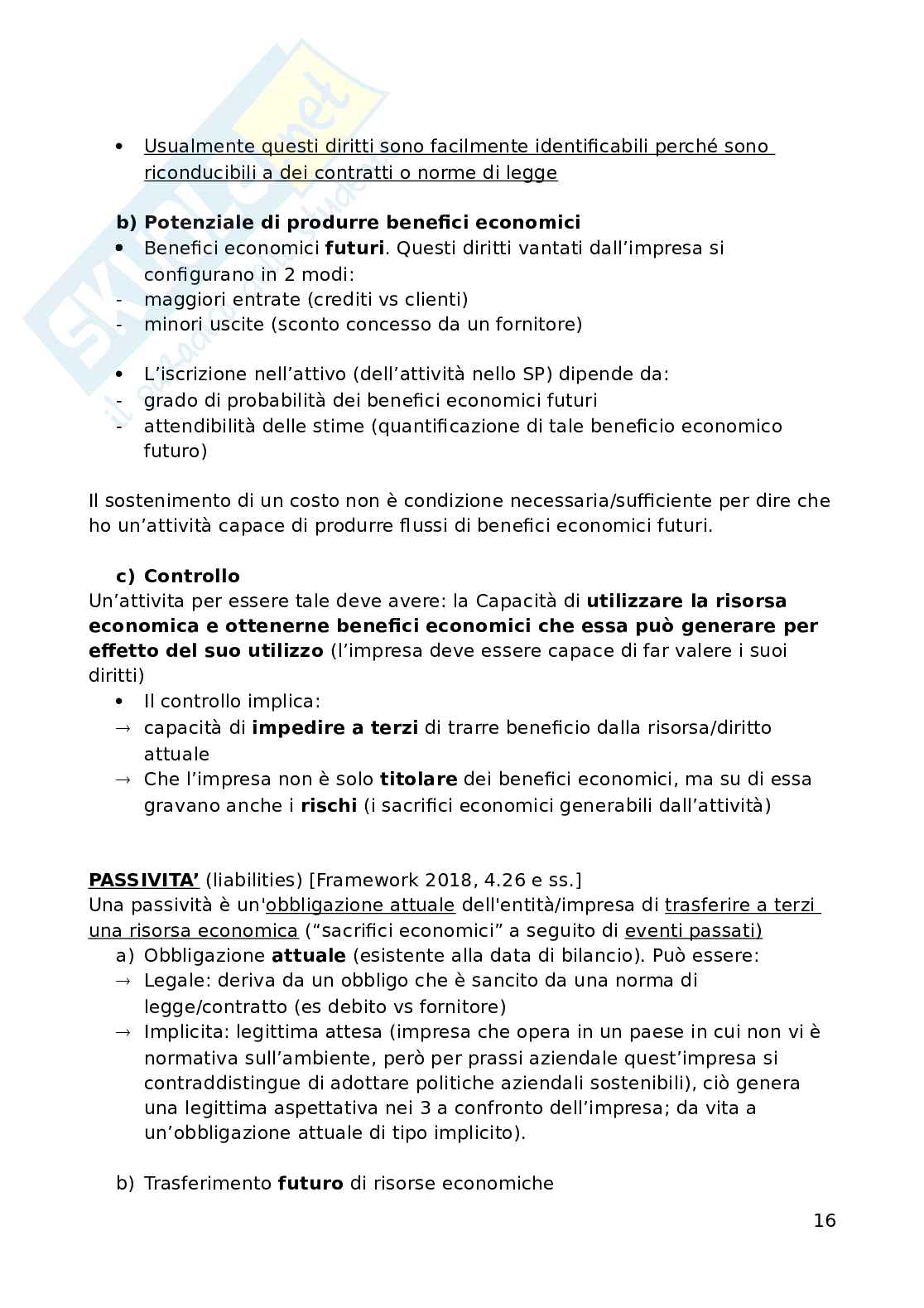 Bilancio nazionale e IFRS nelle imprese  Pag. 16