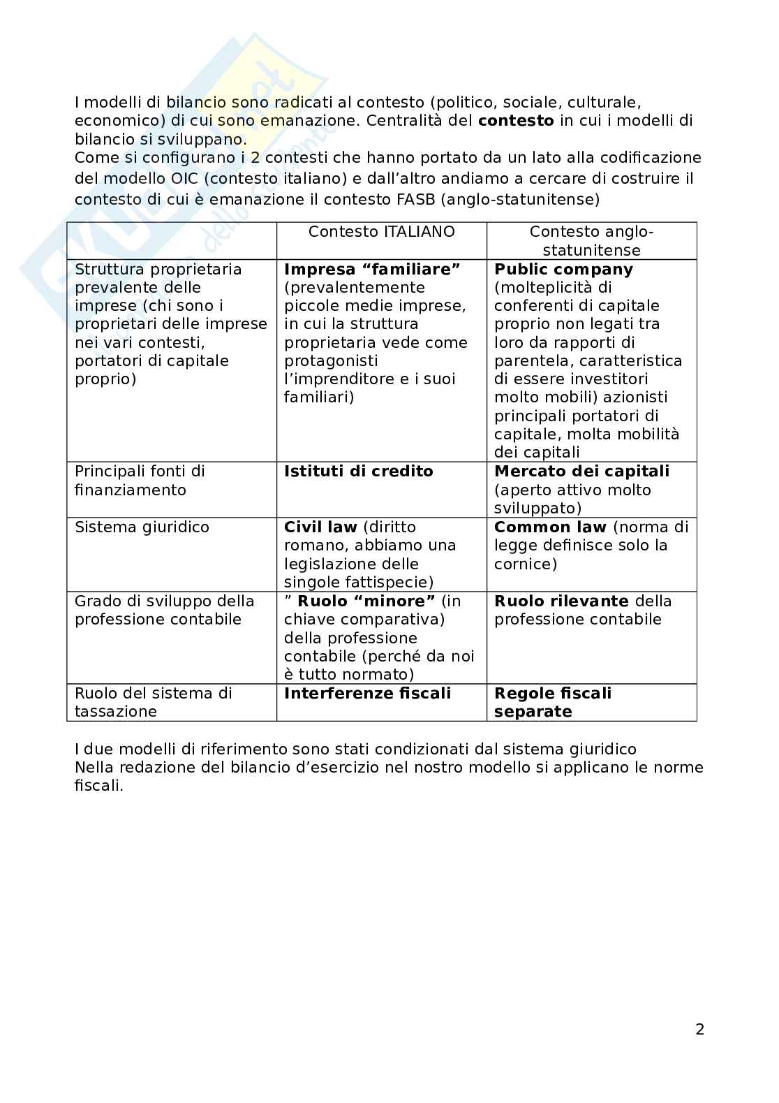 Bilancio nazionale e IFRS nelle imprese  Pag. 2