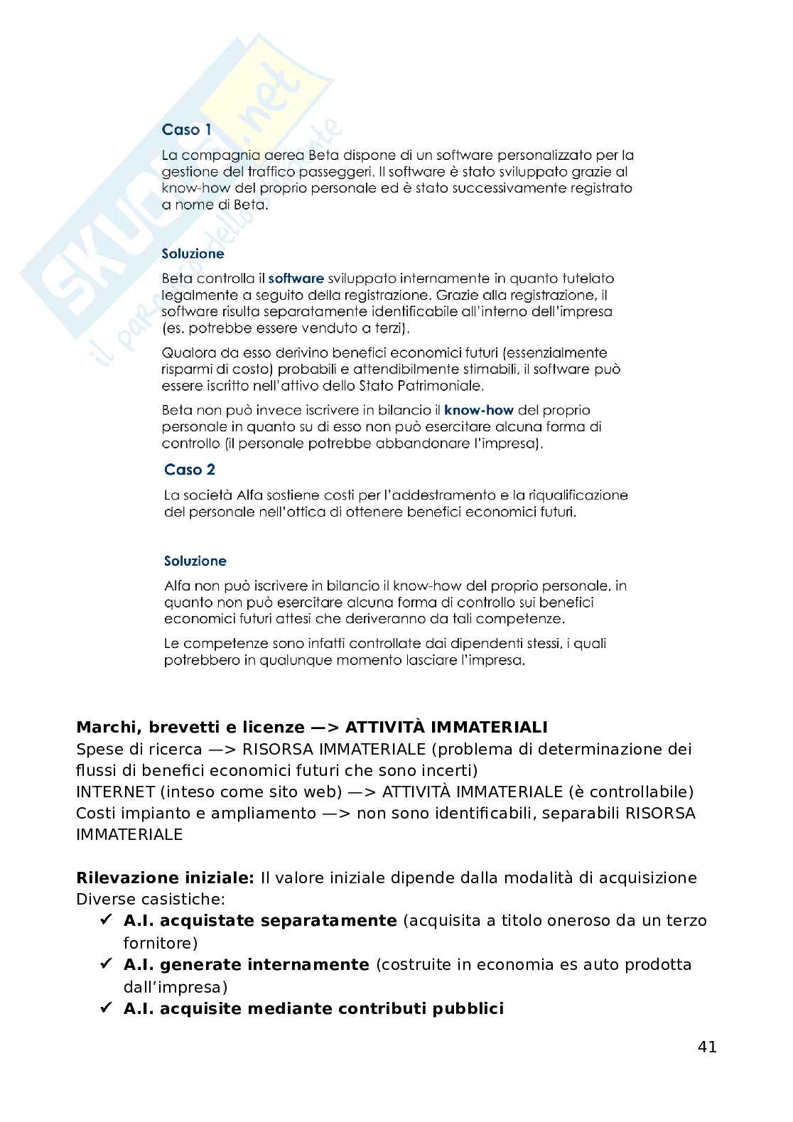 Bilancio nazionale e IFRS nelle imprese  Pag. 41