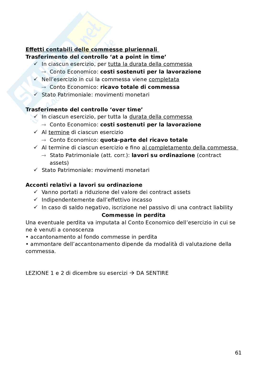 Bilancio nazionale e IFRS nelle imprese  Pag. 61