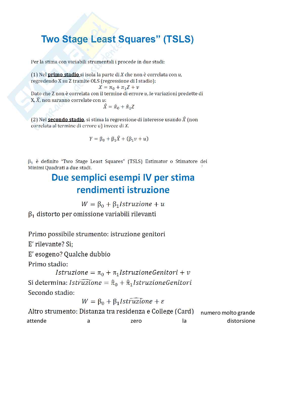 Appunti di Econometria Pag. 91