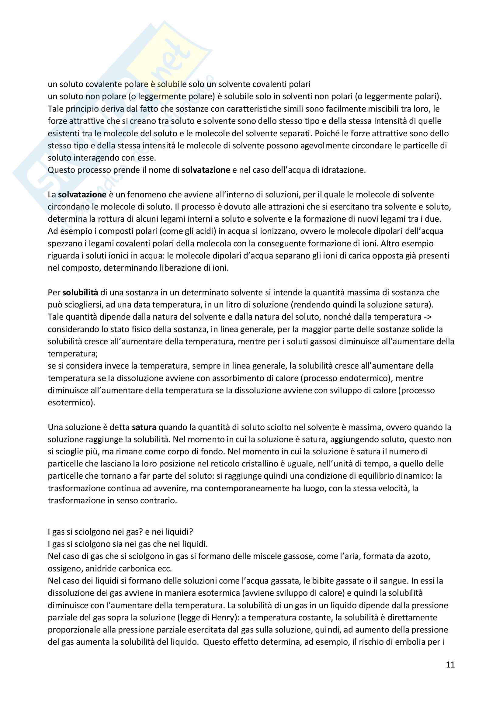 Elementi base di chimica Pag. 11