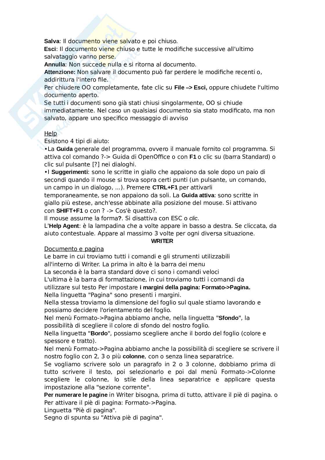 Appunti discorsivi del corso Prove di abilità informatica. Completo con tutti gli argomenti del corso Pag. 41