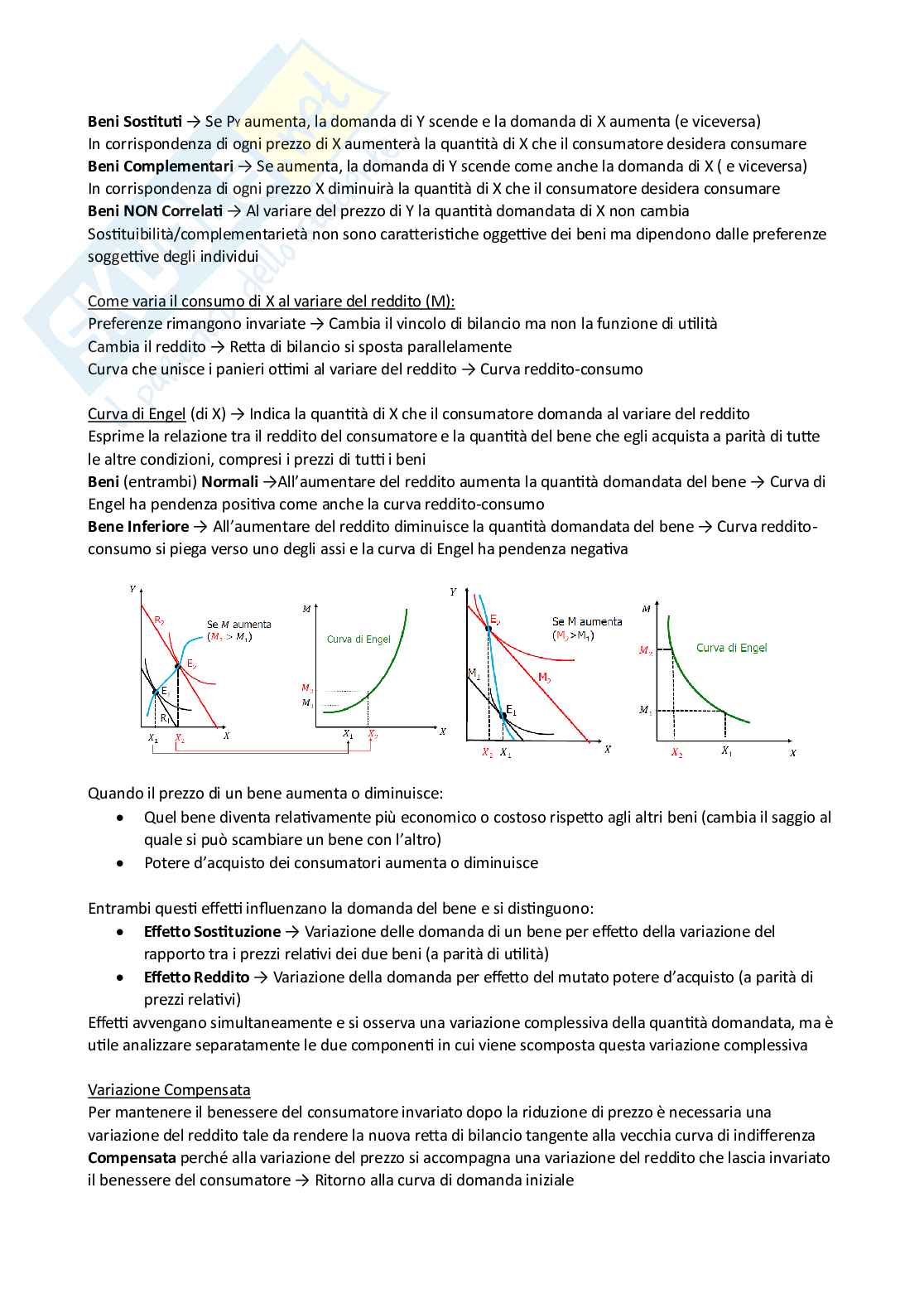 Microeconomia - prova di completamento Pag. 11