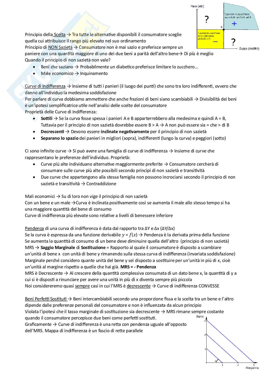 Microeconomia - prova di completamento Pag. 6