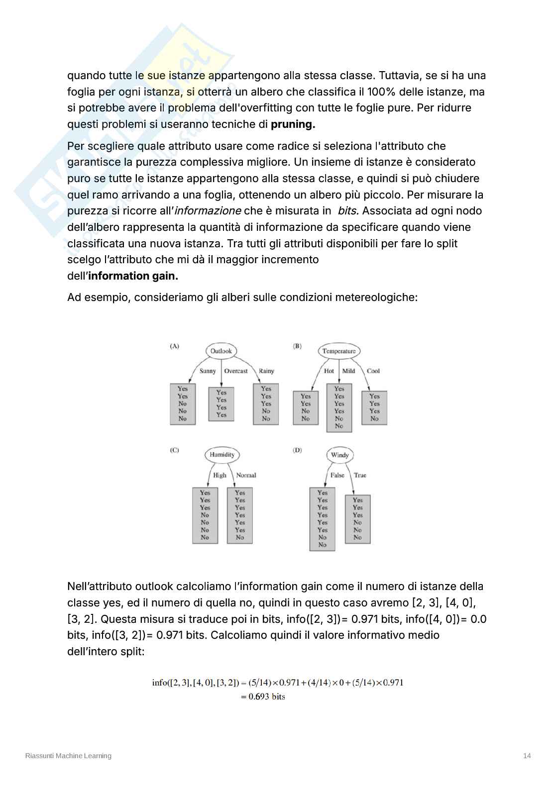 Metodi di base del Machine Learning Pag. 6