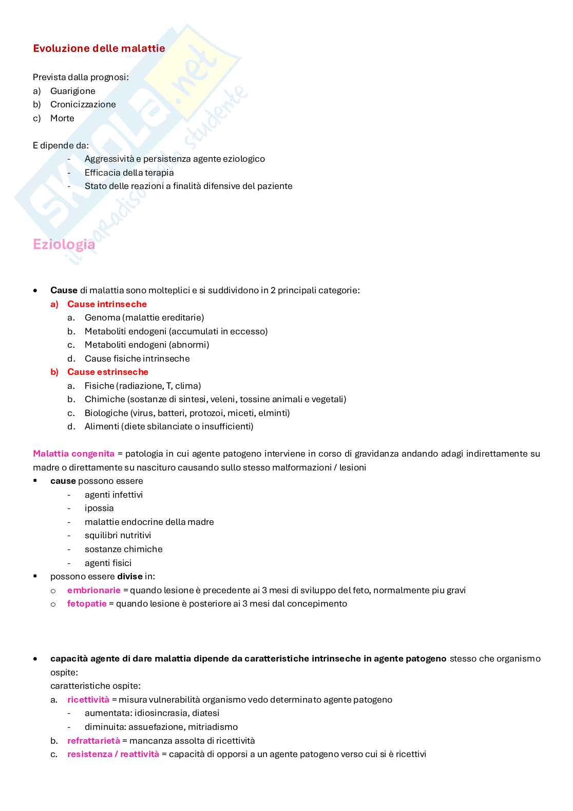 Appunti di Patologia generale Pag. 2