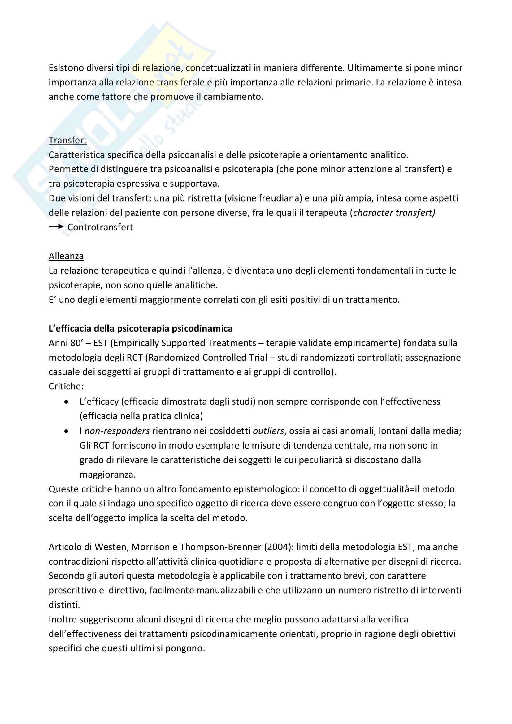 Riassunto esame Diagnosi, Prof. Lang, libro consigliato Elementi di psicologia clinica, Del Corno, Lang Pag. 21