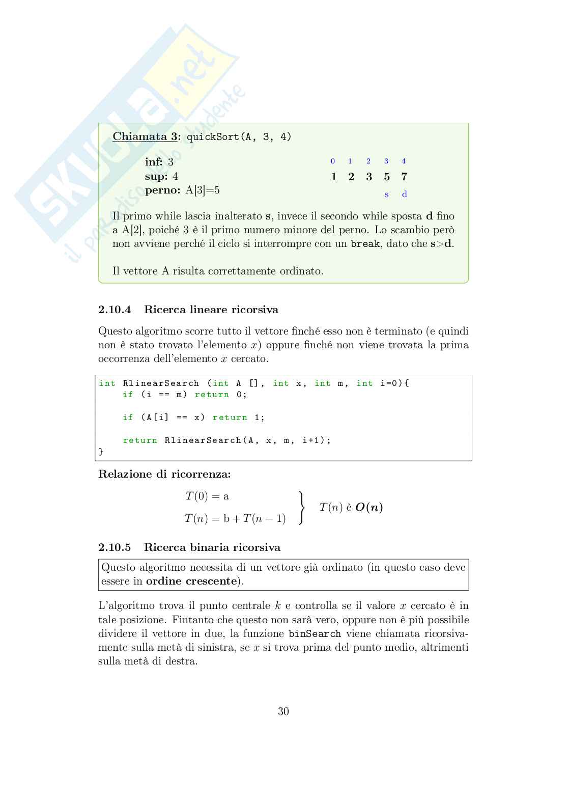 Appunti di Algoritmi e strutture dati  Pag. 31