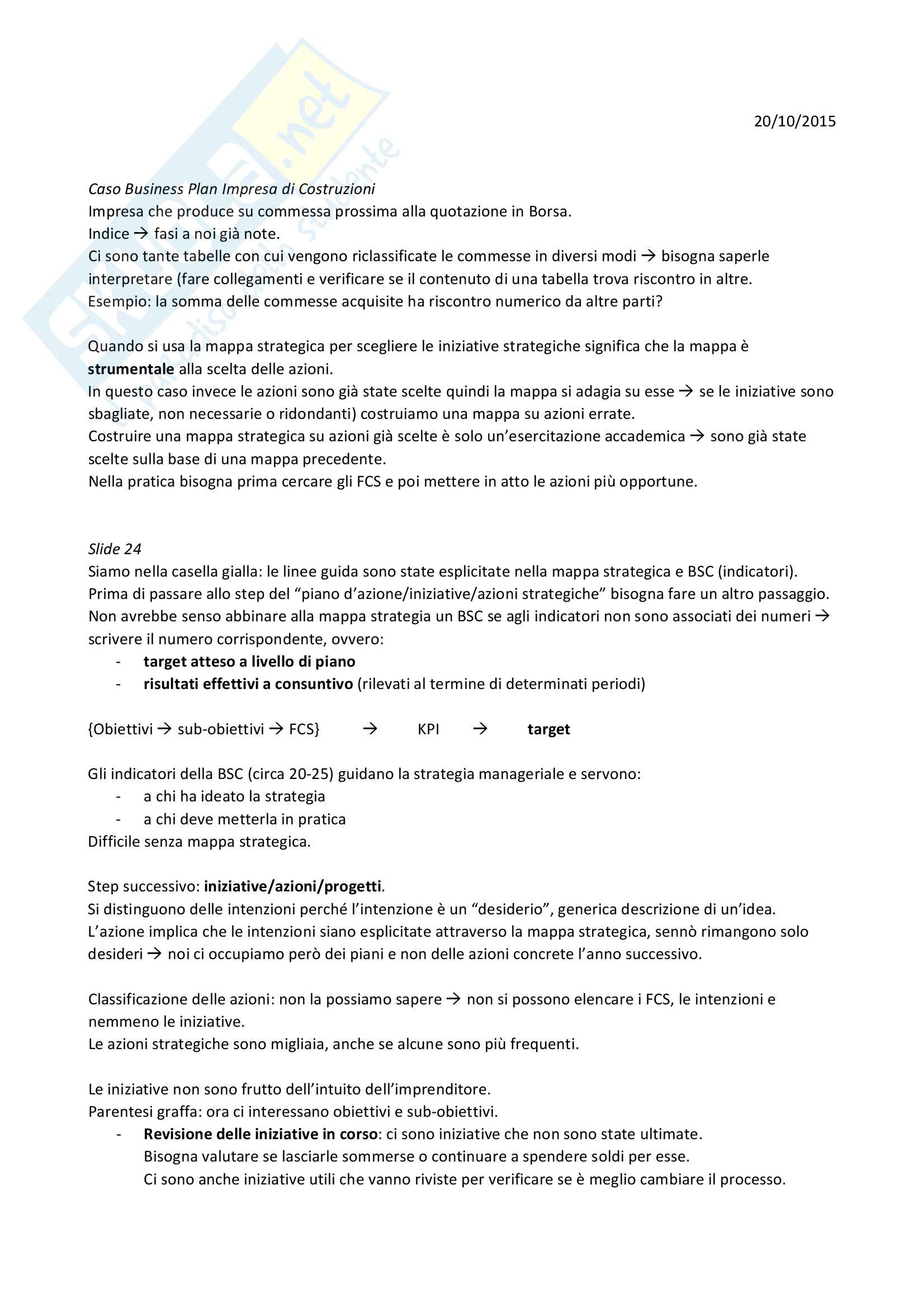 Pianificazione e controllo strategico Pag. 56