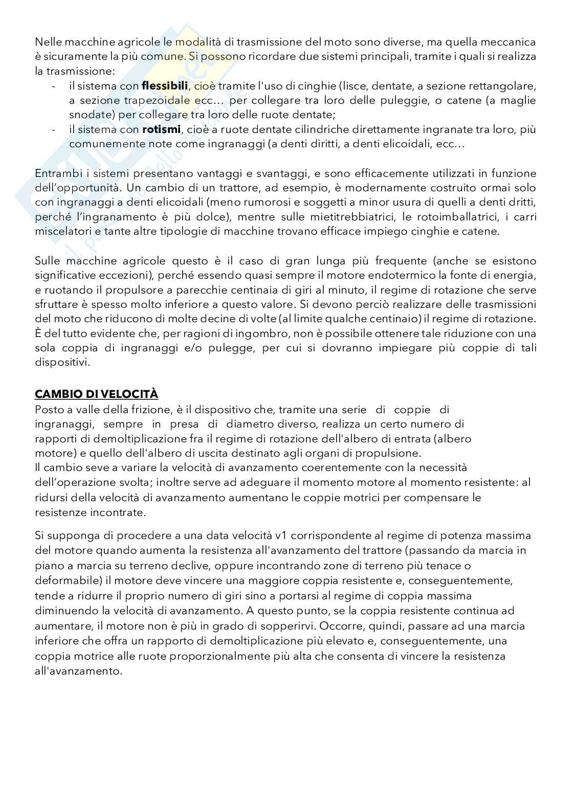 Appunti di Meccanica e meccanizzazione agraria Pag. 41