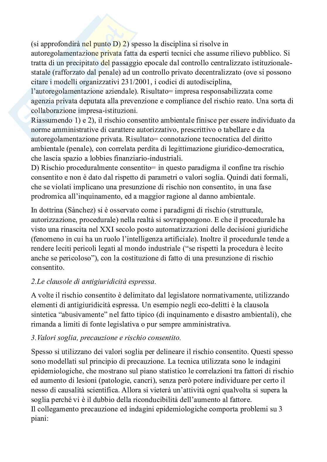 Diritto penale dell'ambiente - Diritto penale d'impresa e reati ecologi Pag. 16