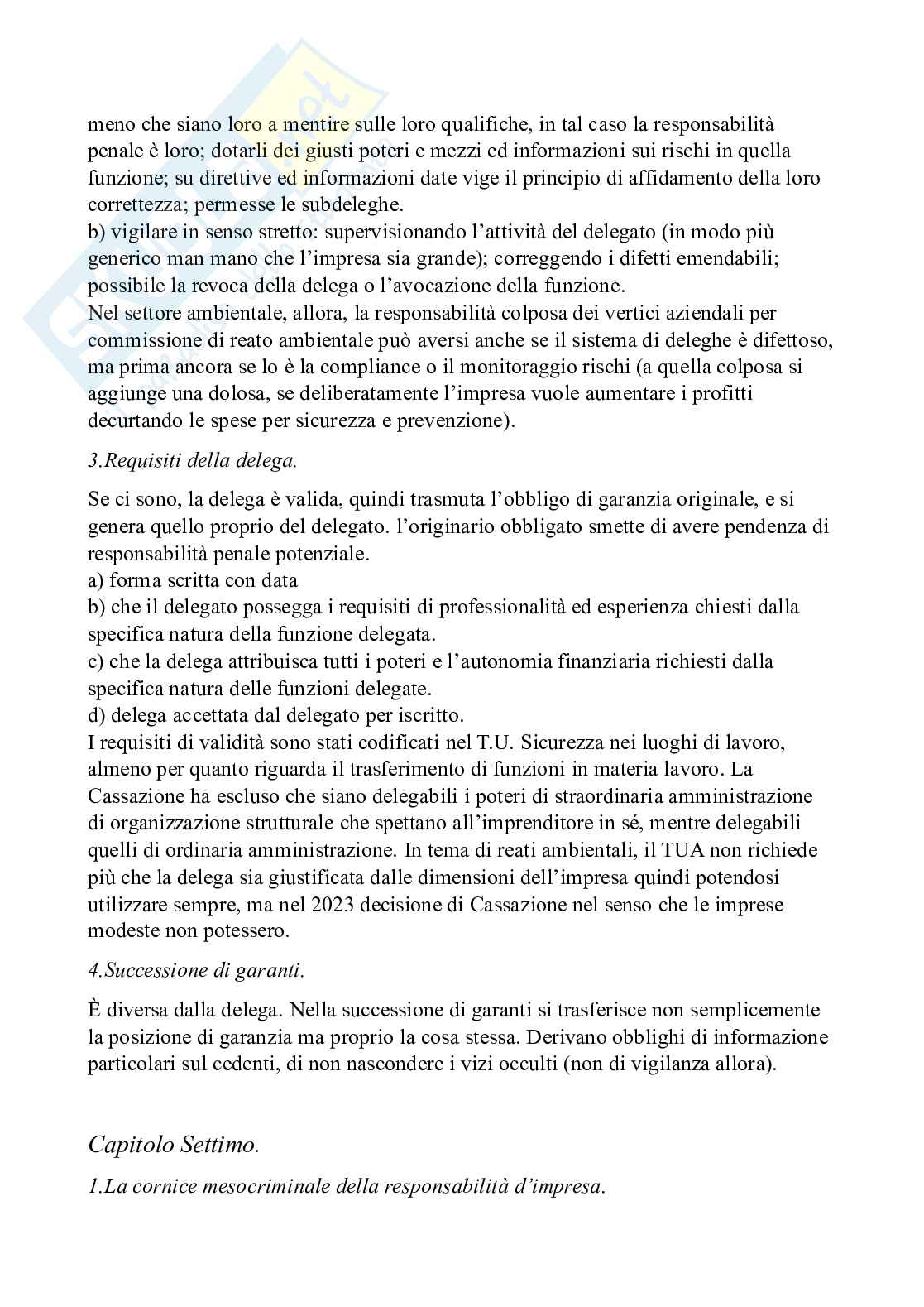 Diritto penale dell'ambiente - Diritto penale d'impresa e reati ecologi Pag. 21