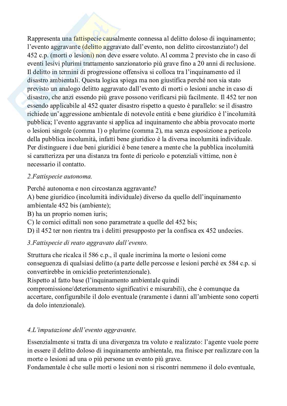 Diritto penale dell'ambiente - Diritto penale d'impresa e reati ecologi Pag. 66