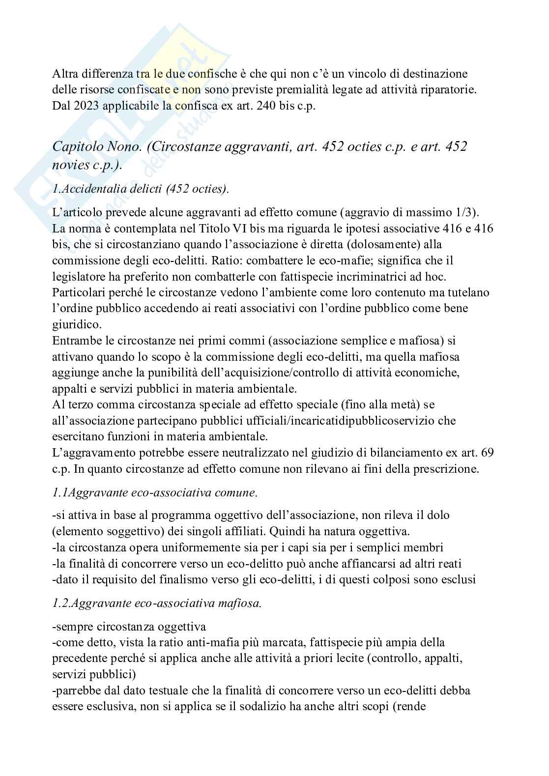 Diritto penale dell'ambiente - Diritto penale d'impresa e reati ecologi Pag. 76