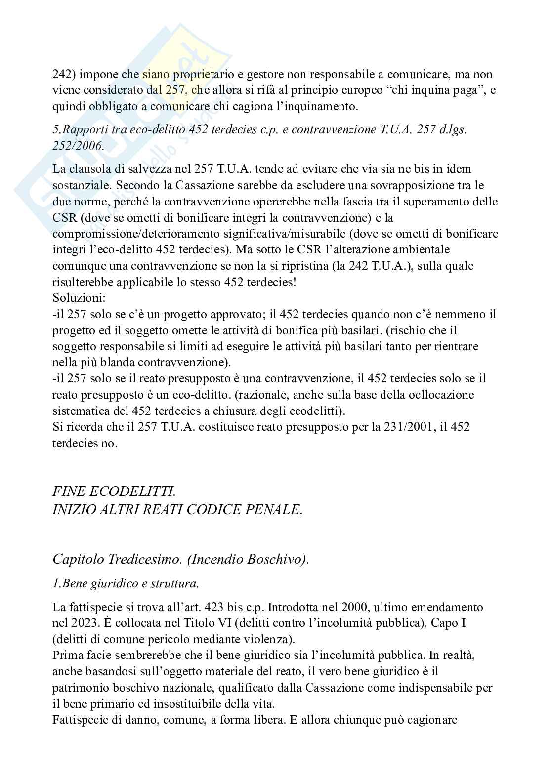 Diritto penale dell'ambiente - Diritto penale d'impresa e reati ecologi Pag. 86
