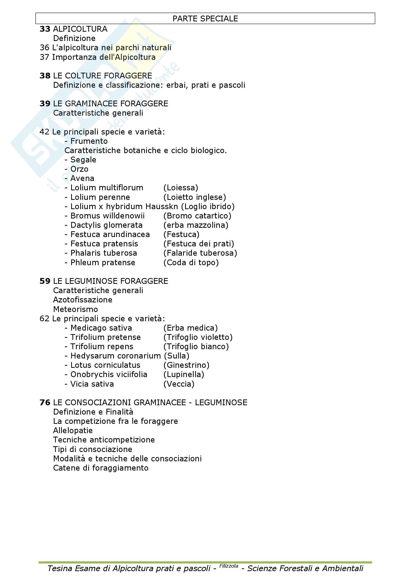 Alpicoltura e coltivazioni erbacee in ambiente montano - Prati e pascoli Pag. 2