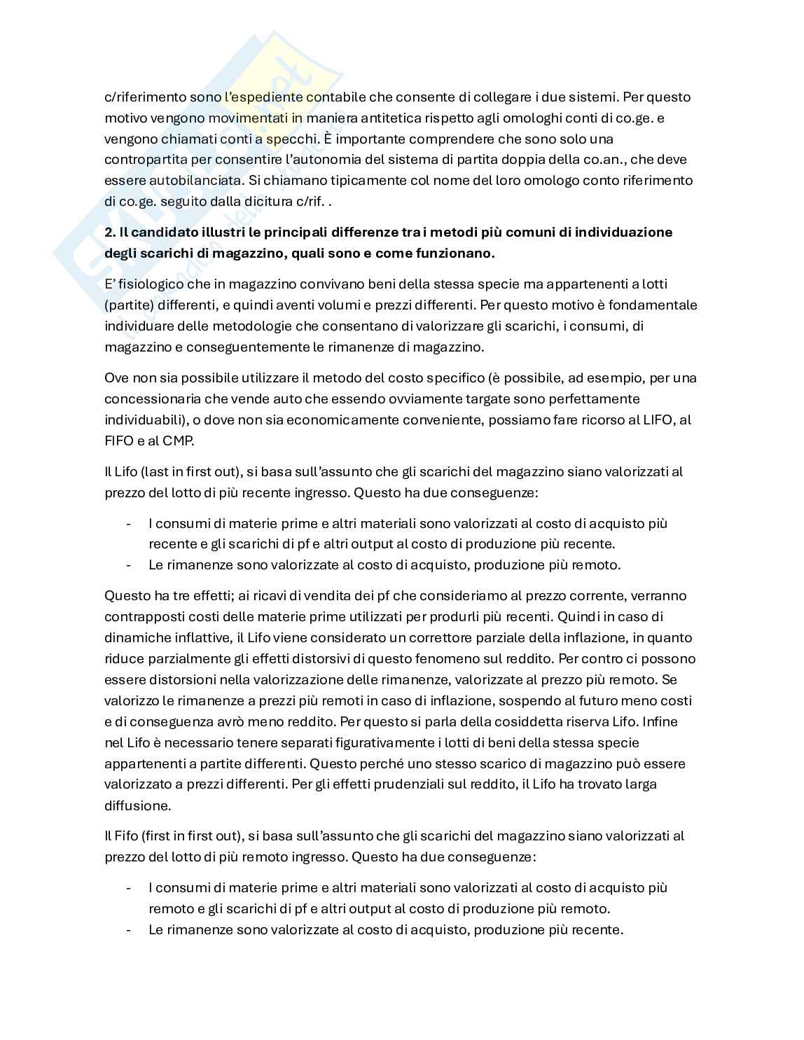 Domande aperte svolte Microeconomia Pag. 2