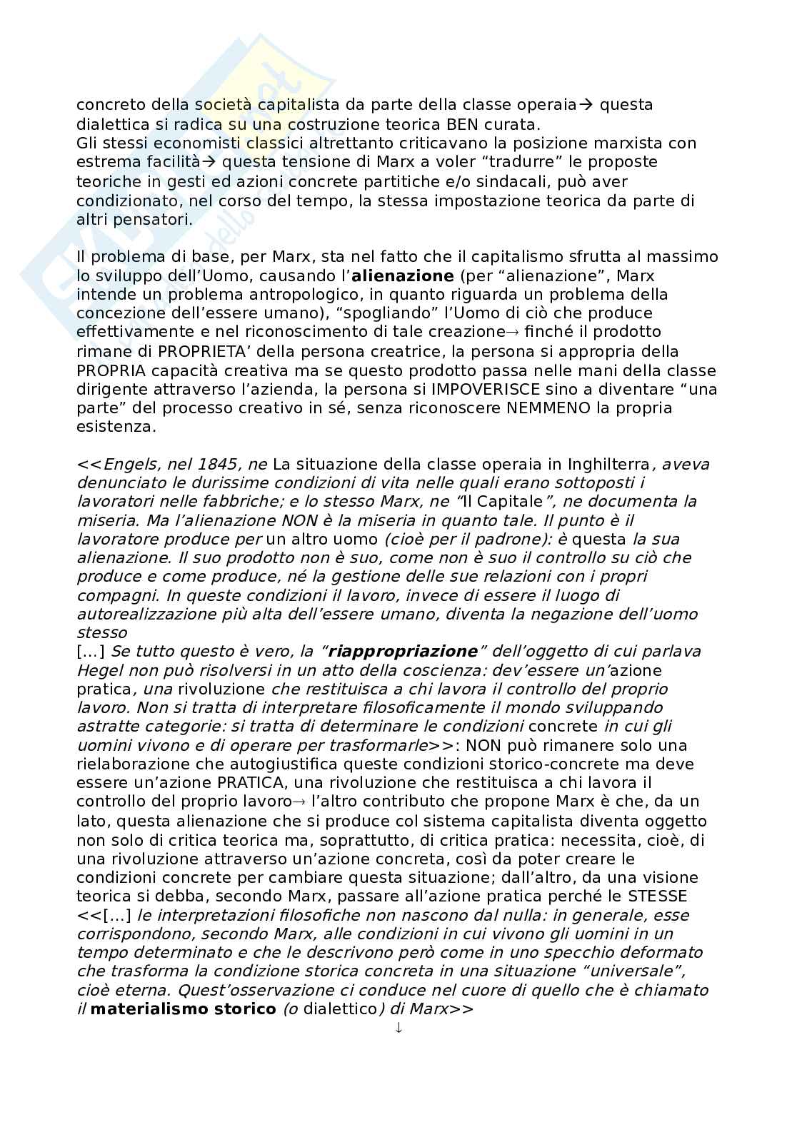 Programma d'esame di Sociologia generale Pag. 21