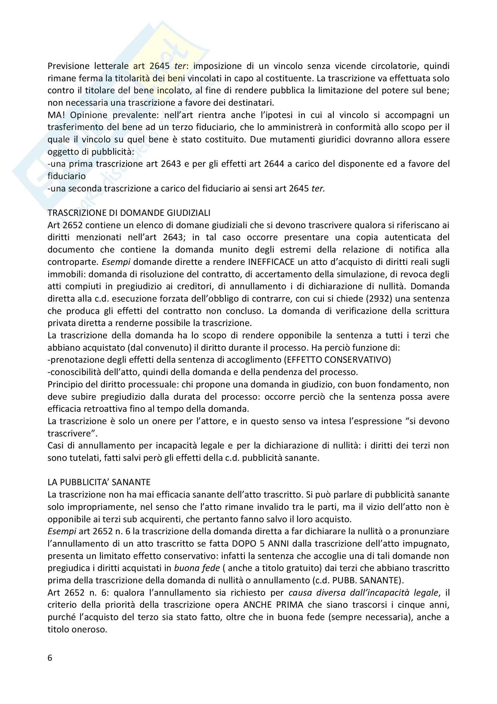 Lineamenti di diritto privato, Zatti - Appunti Pag. 6