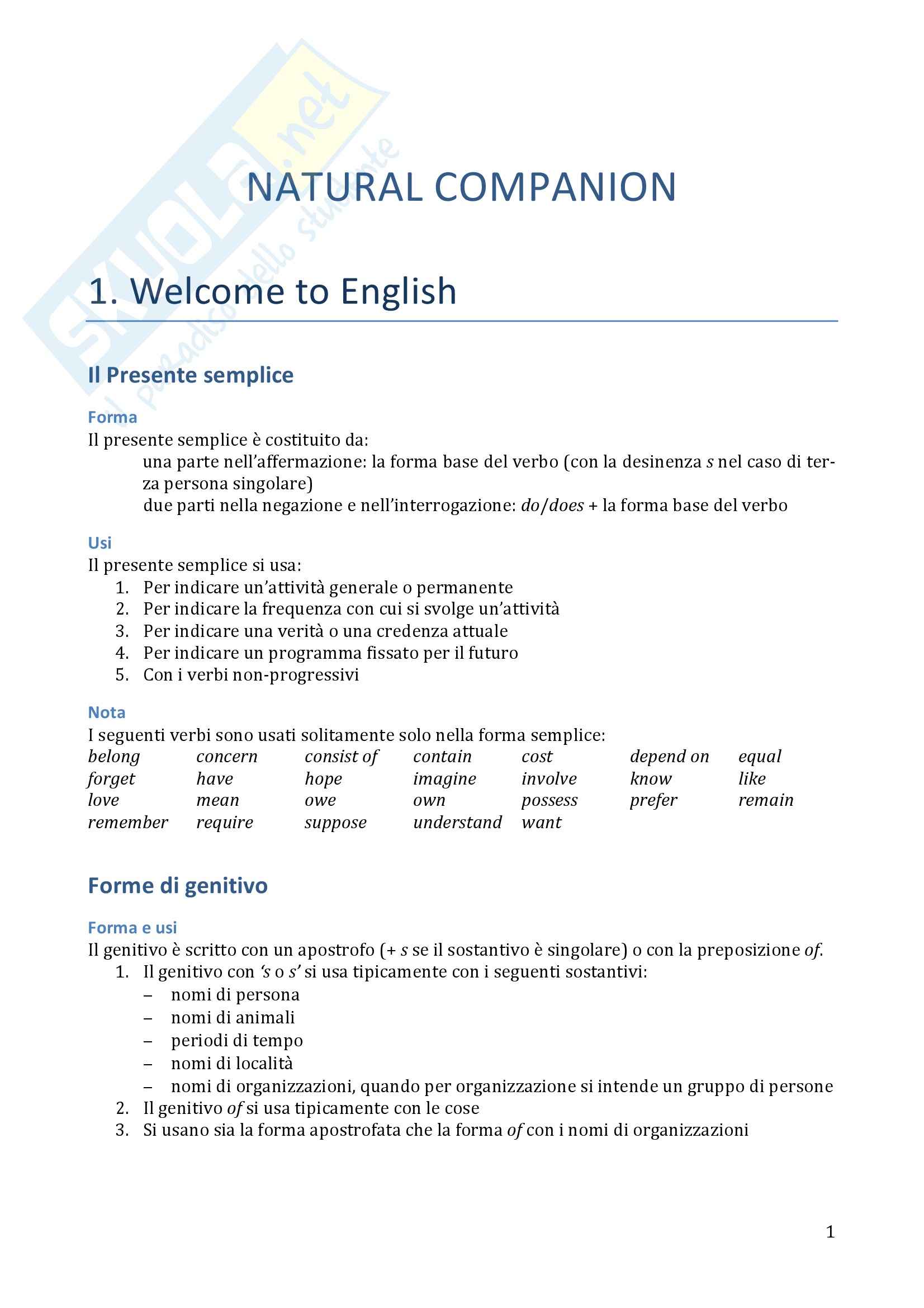 Traduzione Ed Esercizi Svolti Esercitazione Di Lingua Inglese