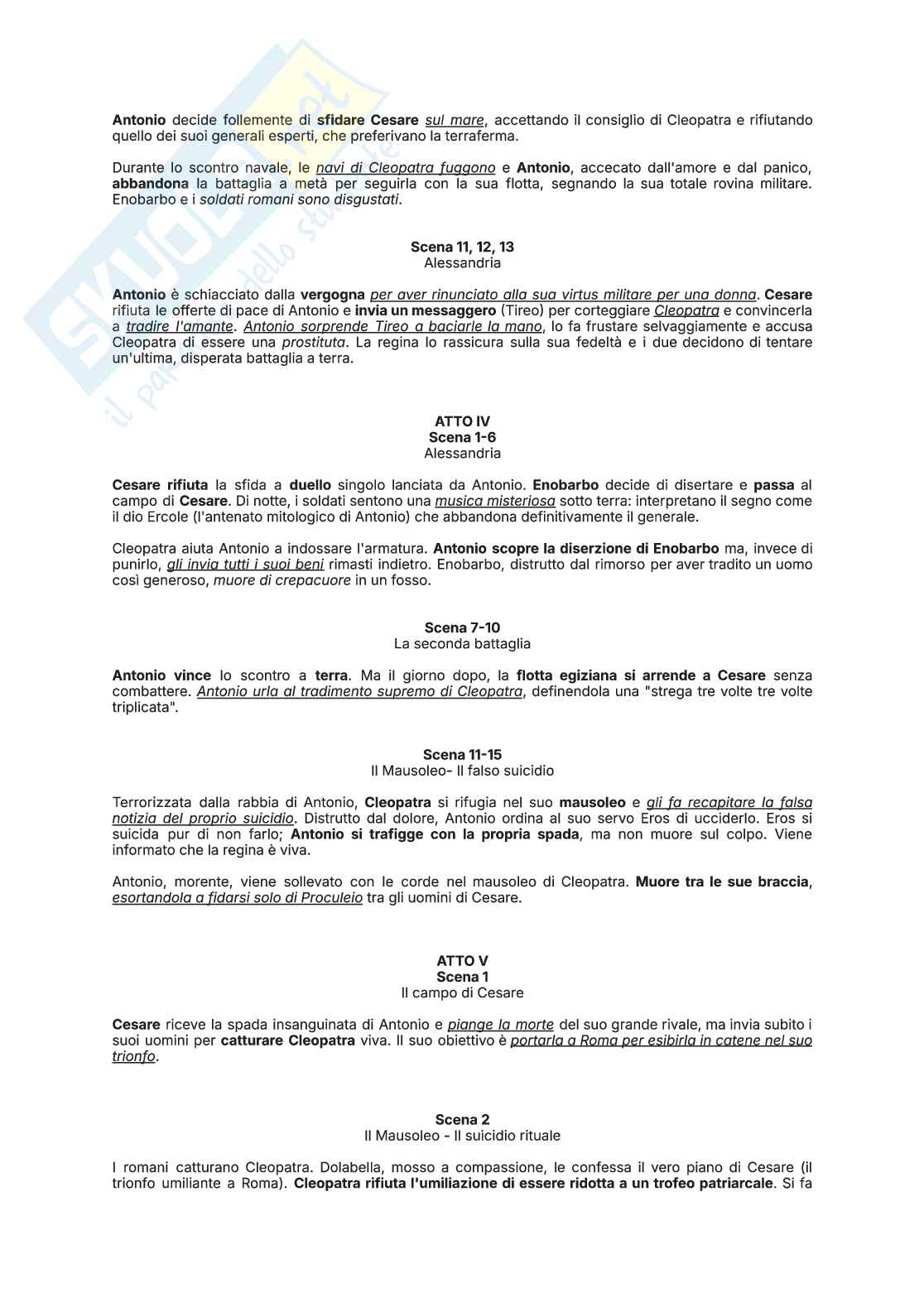 Analisi critica dei testi primari e saggi di Letteratura inglese Pag. 2