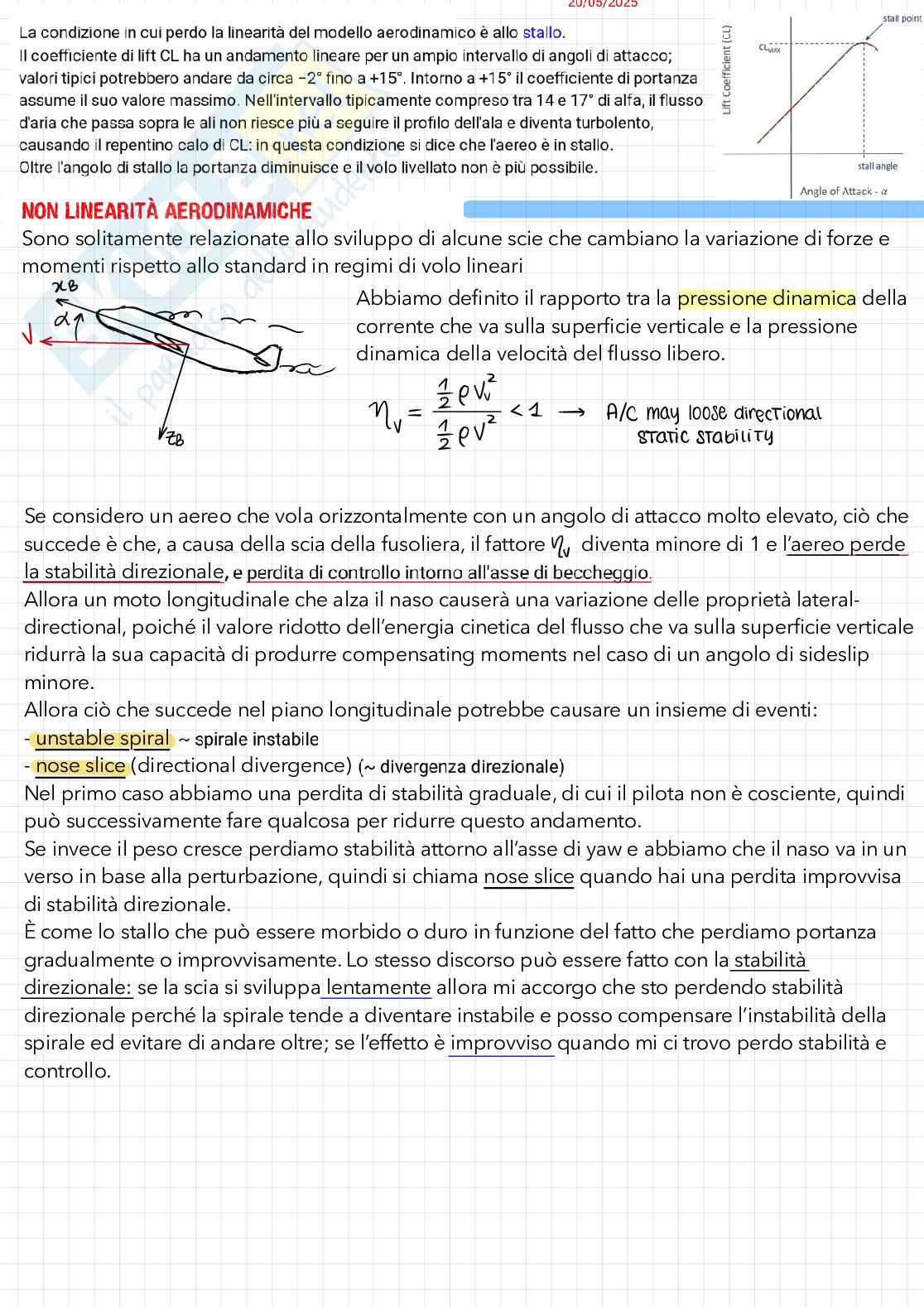 Appunti di Atmospheric and space flight dynamics_5 Pag. 1