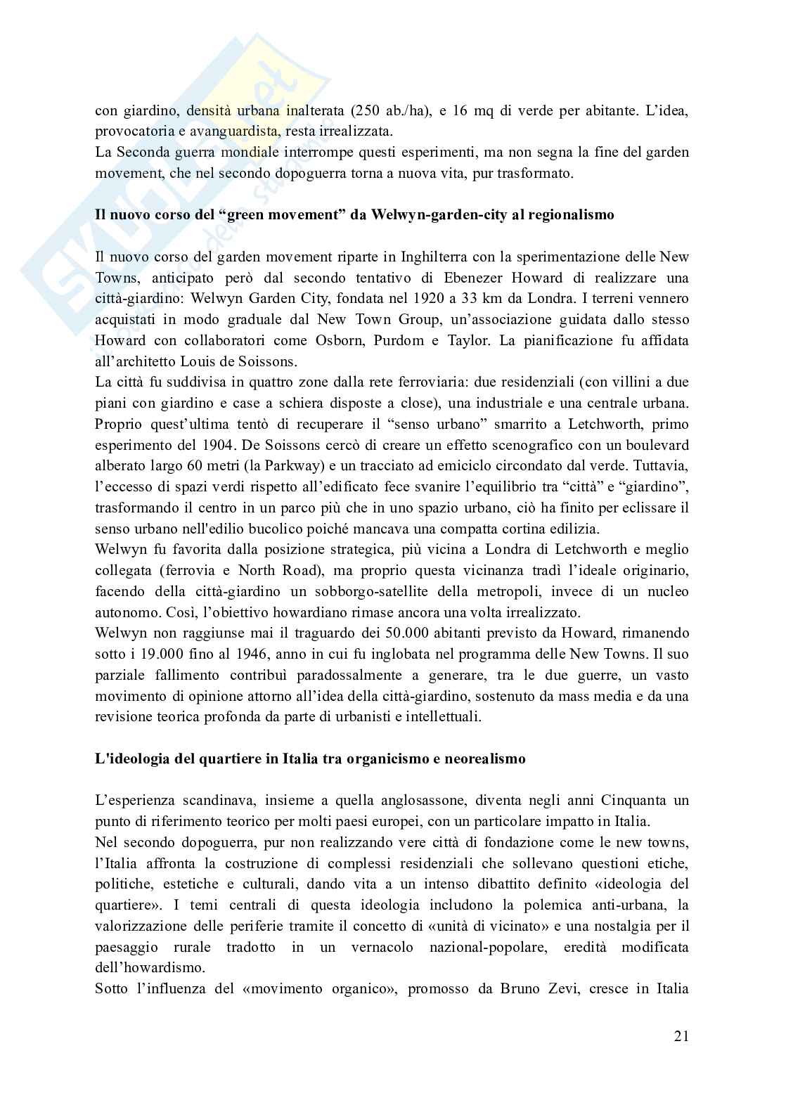 Storia della città e del paesaggio Pag. 21