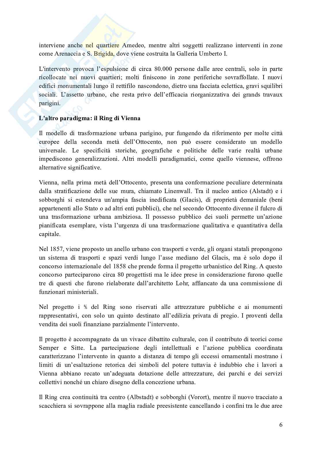 Storia della città e del paesaggio Pag. 6