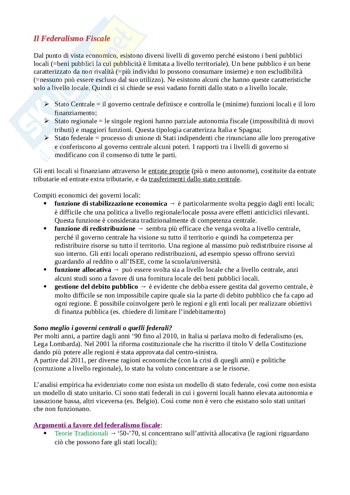 Parte 2 appunti sistemi comparati e politiche di welfare Pag. 1