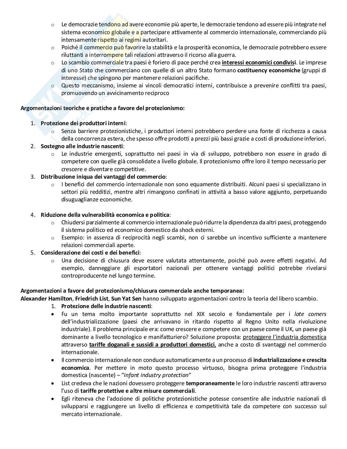 Appunti di Politica dell'economia internazionale Pag. 31
