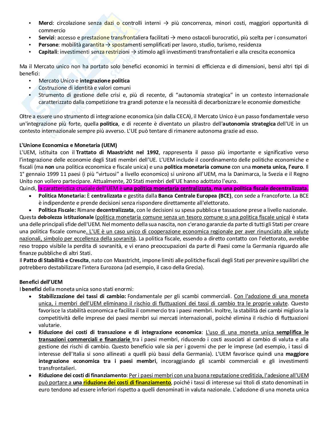 Appunti di Politica dell'economia internazionale Pag. 76